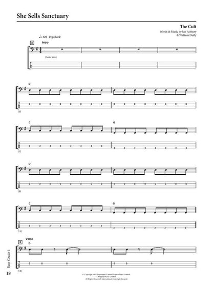 Rockschool Bass Grade 1 2018-2024 BK/OLA — view 2