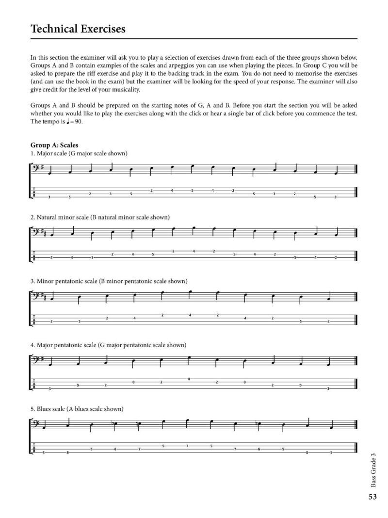 Rockschool Bass Grade 3 2018-2024 BK/OLA — view 4