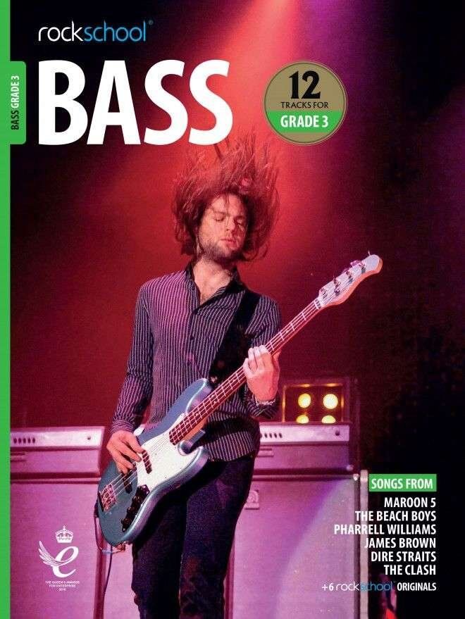 Rockschool Bass Grade 3 2018-2024 BK/OLA