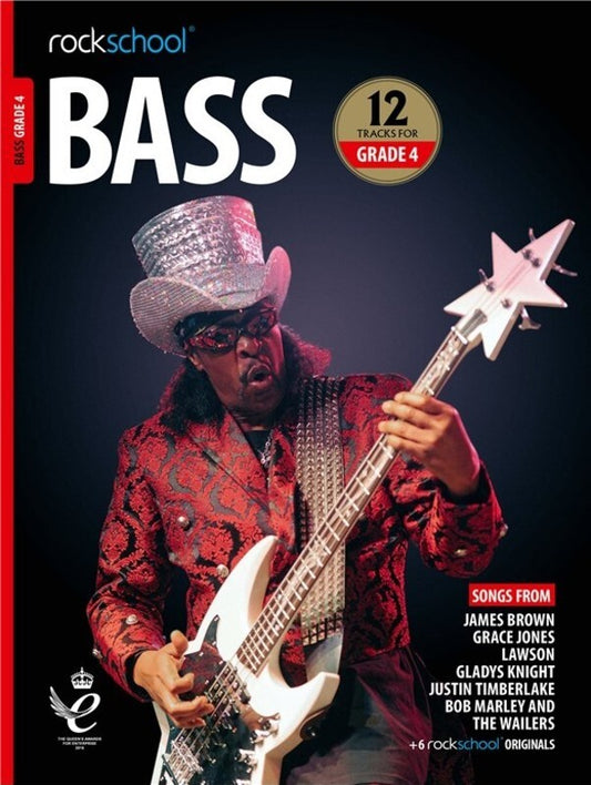 Rockschool Bass Grade 4 2018-2024 Book/Online Audio (Softcover Book/Online Audio)