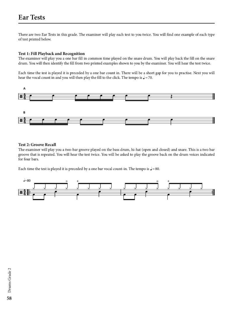 Rockschool Drums Grade 2 2018-2024 BK/OLA — view 4