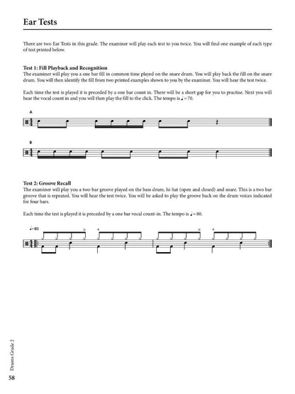 Rockschool Drums Grade 2 2018-2024 BK/OLA — view 4