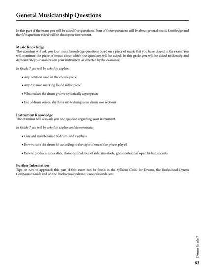 Rockschool Drums Grade 7 2018-2024 BK/OLA — view 5
