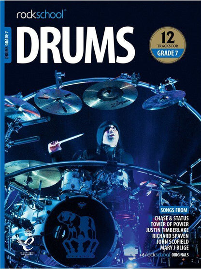 Rockschool Drums Grade 7 2018-2024 BK/OLA