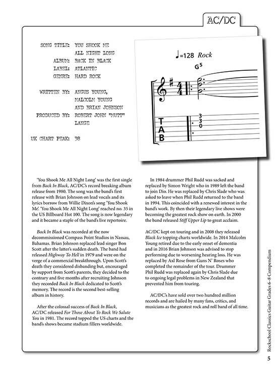Rockschool Classics Guitar Grade 6-8 BK/OLA — view 2