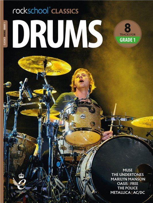 Rockschool Classics Drums Grade 1 Book