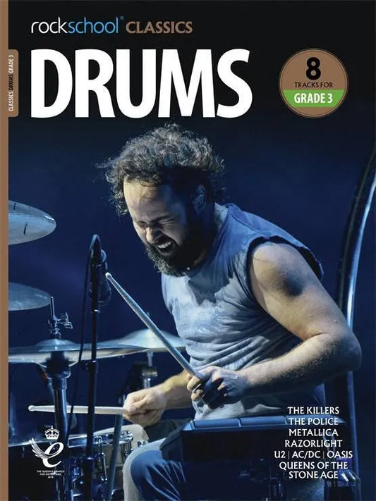 Rockschool Classics Drums Grade 3 Book