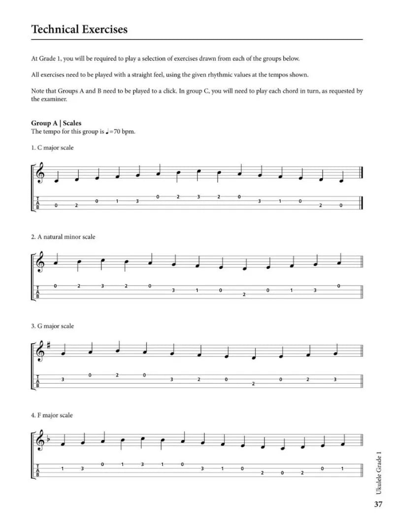 Rockschool Ukulele Grade 1 Book (2020) — view 2