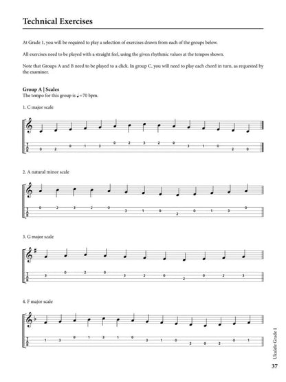 Rockschool Ukulele Grade 1 Book (2020) — view 2