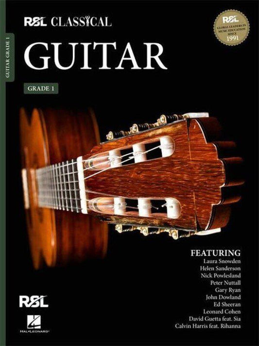 Rockschool Classical Guitar Grade 1 (2022) - RSL Classical Guitar Syllabus, 44 Pages, Various Composers, Technical Exercises, Exam Preparation
