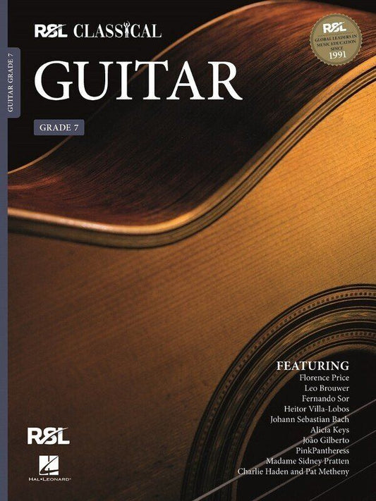 Rockschool Classical Guitar Grade 7 (2022) - RSL Syllabus, 68 Pages, Guitar Exam Preparation