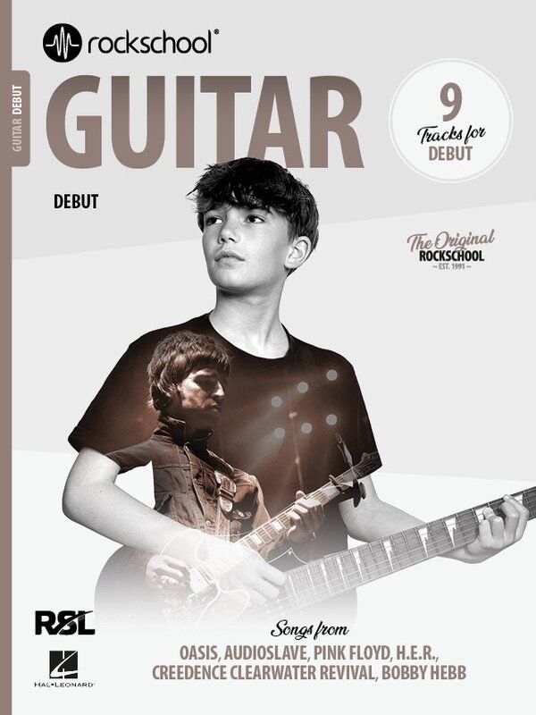 Rockschool Guitar Debut (2024) - 40 Pages, Expertly Arranged Tracks for Guitar, Suitable for Rock & Pop Music Studies
