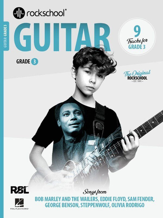 Rockschool Guitar Grade 3 (2024) - 48 Pages, 9 Tracks, Rock & Pop Syllabus