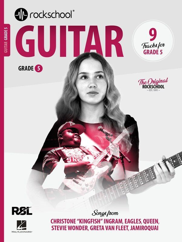 Rockschool Guitar Grade 5 (2024) - 64 Pages, 9 Tracks, Rock & Pop Music Syllabus