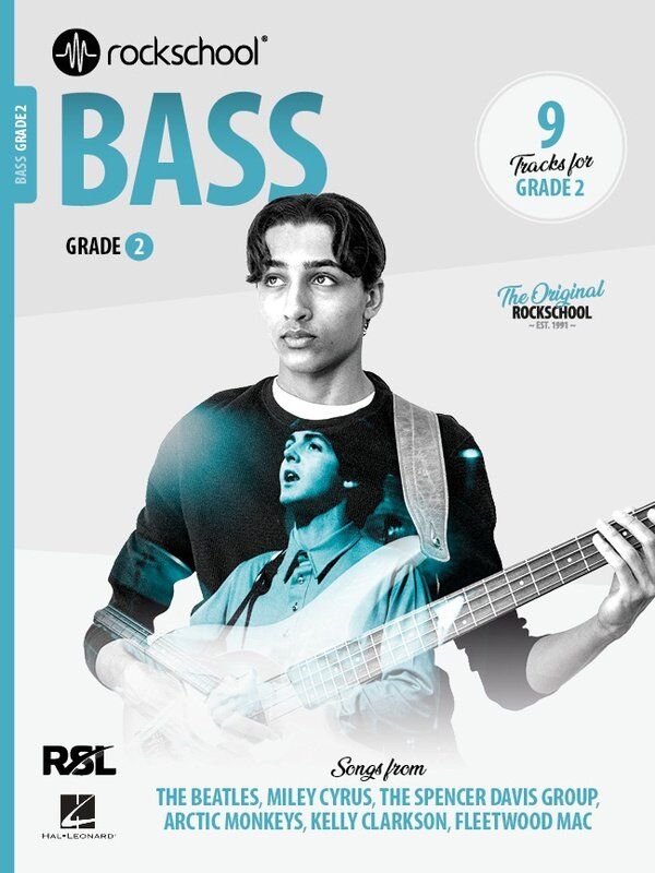 Rockschool Bass Grade 2 (2024) Double Bass Method Book