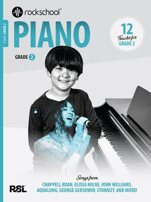 Rockschool Piano Grade 2 (2025) Exam Book with Backing Tracks