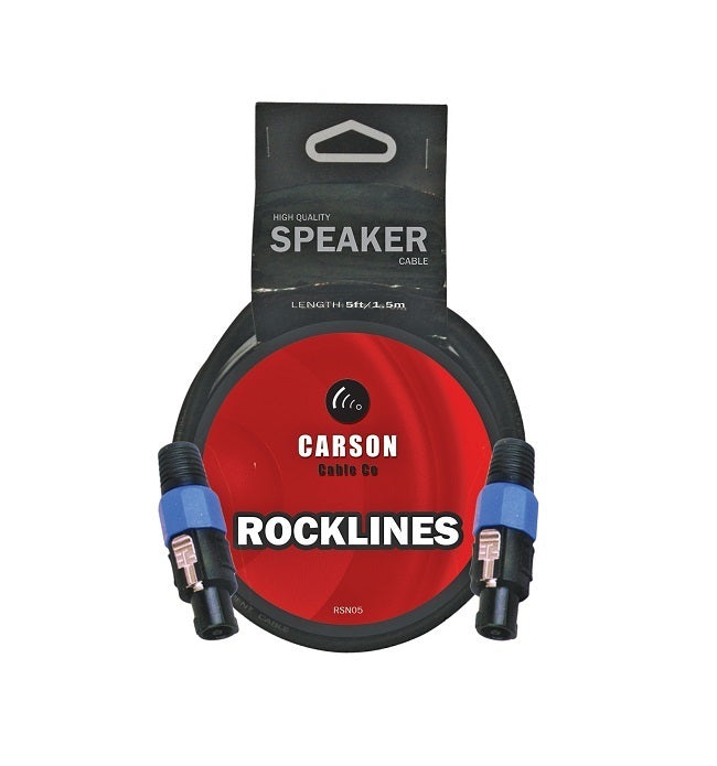 Carson 5ft Speaker Cable (Speakon to Speakon)