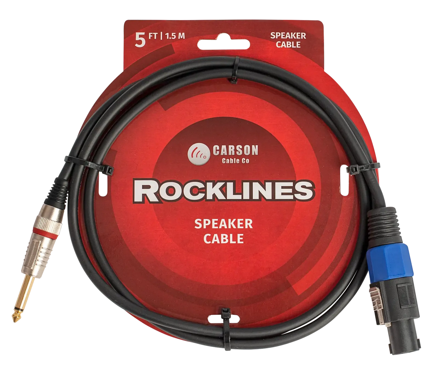 Carson Cable Co Carson Rocklines 5ft Speaker Cable Speakon