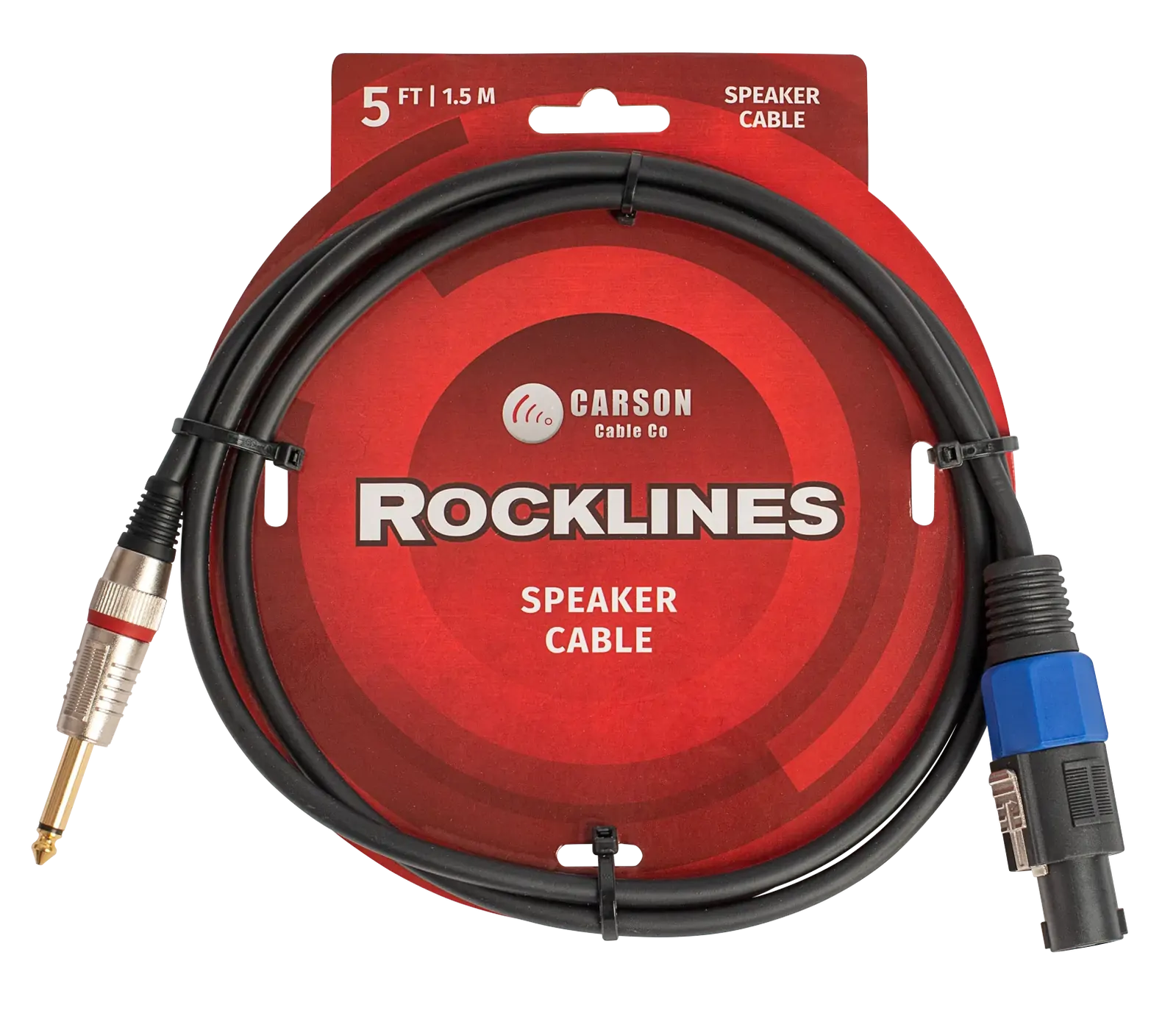 Carson Cable Co Carson Rocklines 5ft Speaker Cable Speakon