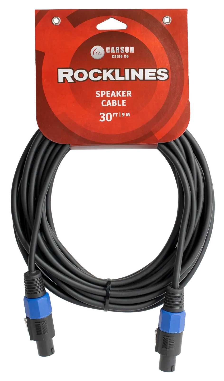 Carson Cable Co Carson Rocklines 30 FT Speaker Cable with speakON Connectors