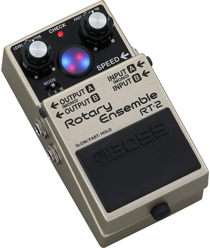 BOSS RT-2 Rotary Ensemble Effects Pedal - Compact Rotary Speaker Simulator for Guitar and Keyboard — view 3