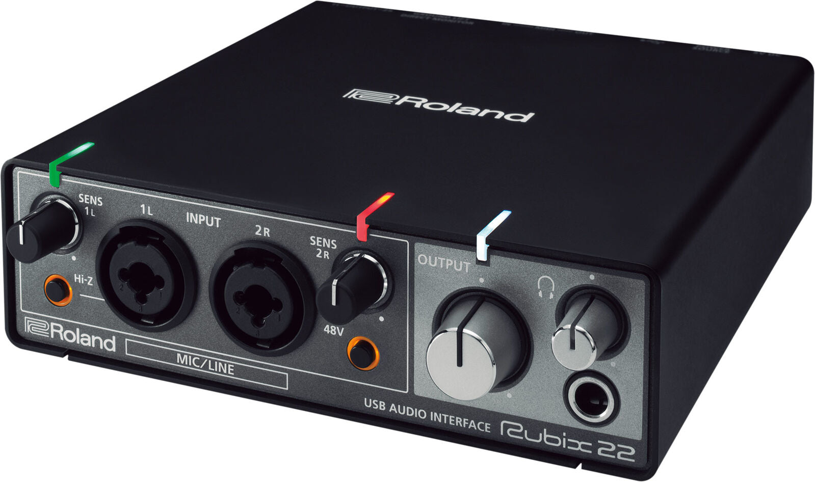 ROLAND Rubix22 USB Audio Interface - 2in/2out, MIDI, 24-bit/192kHz, Compact, High-Fidelity Sound, Affordable for Musicians & Producers — view 4