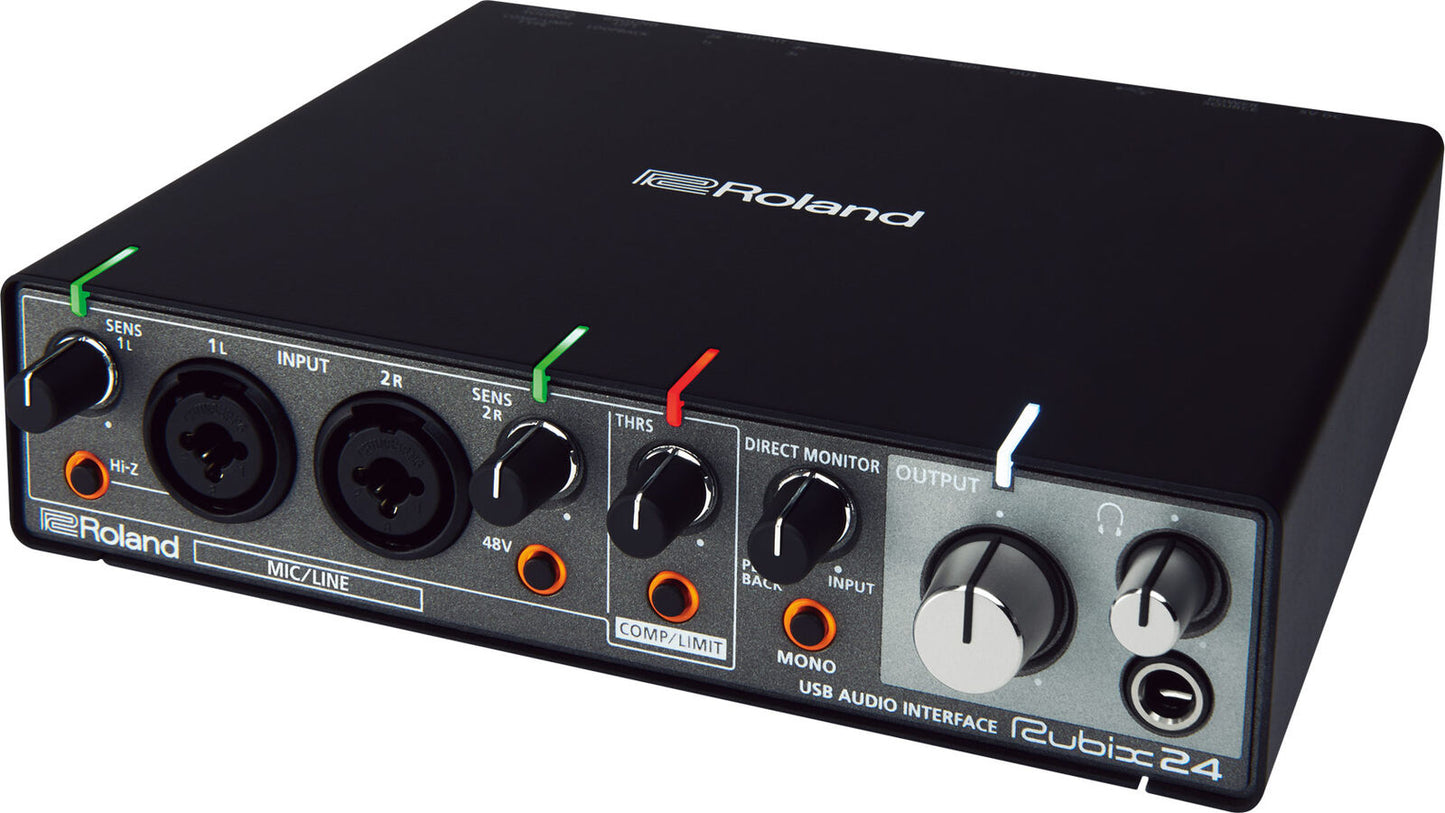 ROLAND Rubix24 USB Audio Interface - 2x4 Channels, MIDI, 24-bit/192kHz High-Resolution Sound, Compact & Affordable — view 4