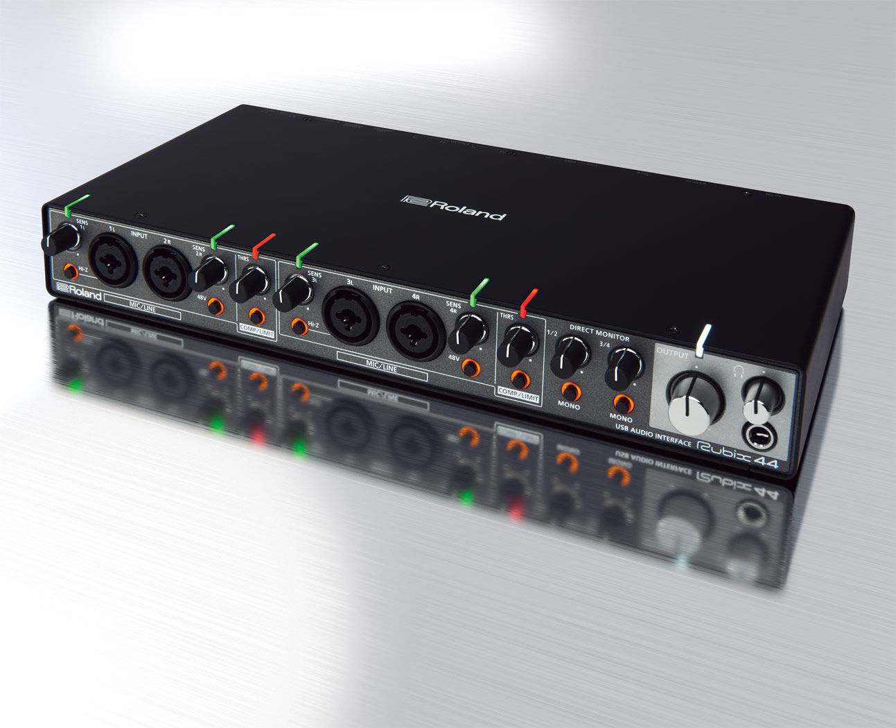 ROLAND Rubix44 USB Audio Interface - 4x4 Channels, MIDI Support, 24-bit/192kHz, Compact & Affordable for Musicians & Producers — view 5