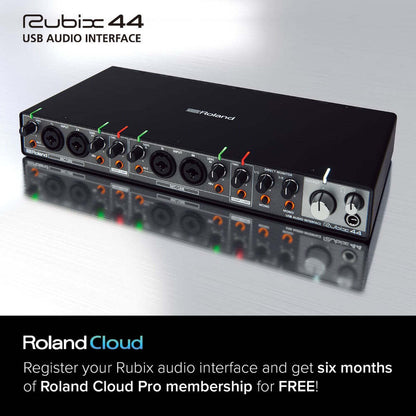 ROLAND Rubix44 USB Audio Interface - 4x4 Channels, MIDI Support, 24-bit/192kHz, Compact & Affordable for Musicians & Producers — view 6