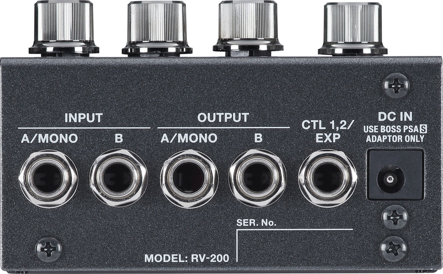 BOSS RV-200 Reverb Pedal - 12 Versatile Reverb Types, Compact 200 Series Design, Includes Arpverb for Ambient Soundscapes — view 5