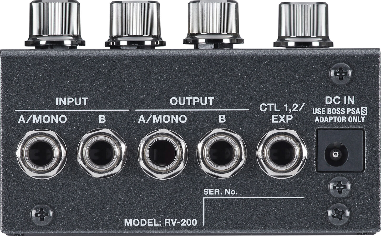 BOSS RV-200 Reverb Pedal - 12 Versatile Reverb Types, Compact 200 Series Design, Includes Arpverb for Ambient Soundscapes — view 5