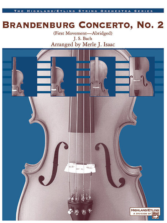 Brandenburg Concerto No 2 for String Orchestra by Johann Sebastian Bach