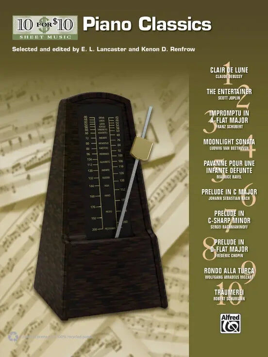 10 for 10 Sheet Music: Unabridged Piano Classics
