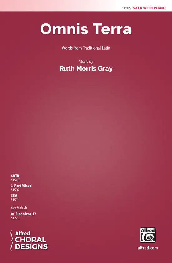 Omnis Terra SATB Choral Sheet Music