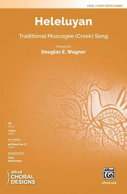 Heleluyan SA - Choral Sheet Music for Treble/SA Unison with Optional Flute and Hand Drum Parts
