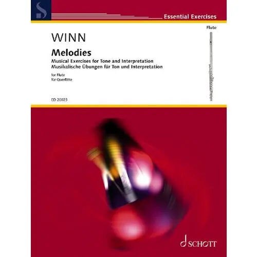 Melodies: Musical Exercises for Tone and Interpretation - Flute Sheet Music and Method Book