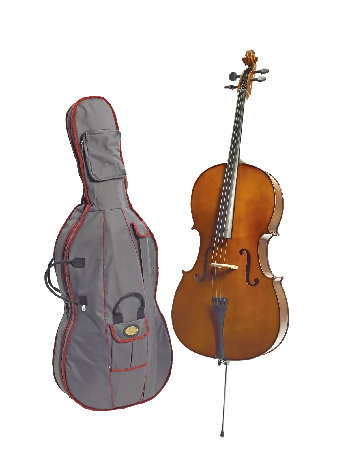 Stentor Student II 4/4 Size Cello Outfit - Antique Chestnut