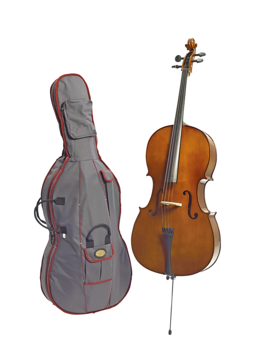 Stentor Student II 4/4 Size Cello Outfit - Antique Chestnut