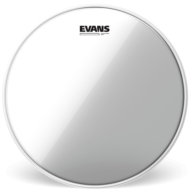 Evans 12 Inch Snare Side Drum Head 200, Clear, Single Ply, 2mil Film, Level 360 Technology, Enhanced Sensitivity, Made in USA