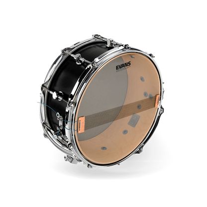 Evans 12 Inch Snare Side Drum Head 200, Clear, Single Ply, 2mil Film, Level 360 Technology, Enhanced Sensitivity, Made in USA — view 2