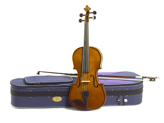 Stentor Student 1 3/4 Violin Pack Solid Spruce Hand Carved Gauged Top Bow