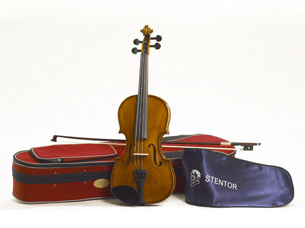 Stentor Student 2 3/4 Violin Set Golden Chestnut with Case and Bow