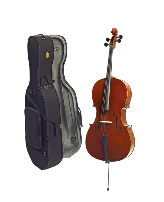 Stentor Conservatoire 4/4 Size Cello Outfit Antique Chestnut