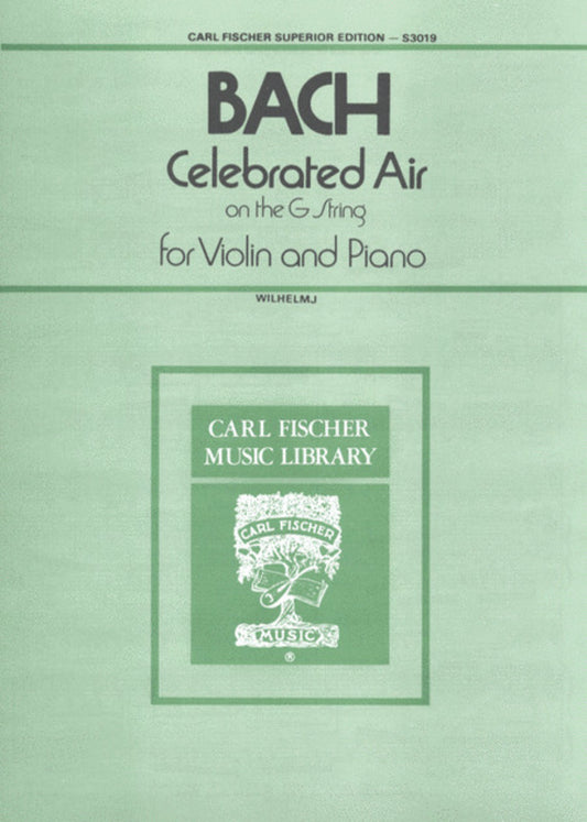 Air On The G String Arr Wilhelmj Perlman Violin Piano