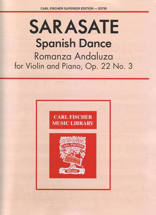 Sarasate - Romanza Andaluza Op 22 No 3 for Violin and Piano
