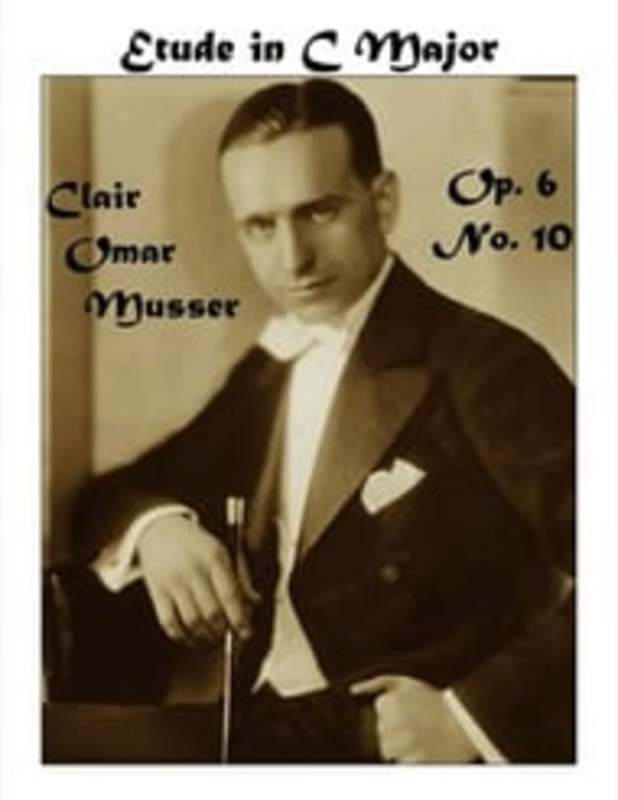 Musser - Etude C Major Op 6 No 10 For Solo Marimba Softcover Book (Marimba)
