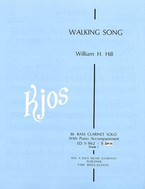 Walking Song for Clarinet by Neil A. Kjos Music Company