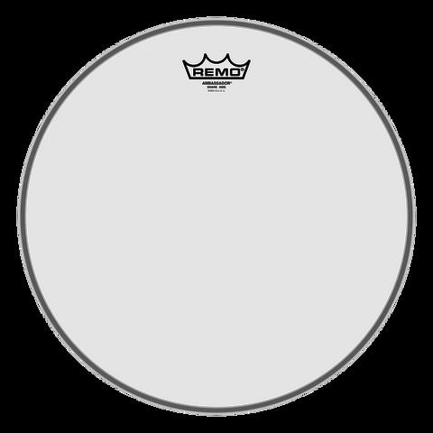 Remo 14" Ambassador Clear Snare Side No Collar