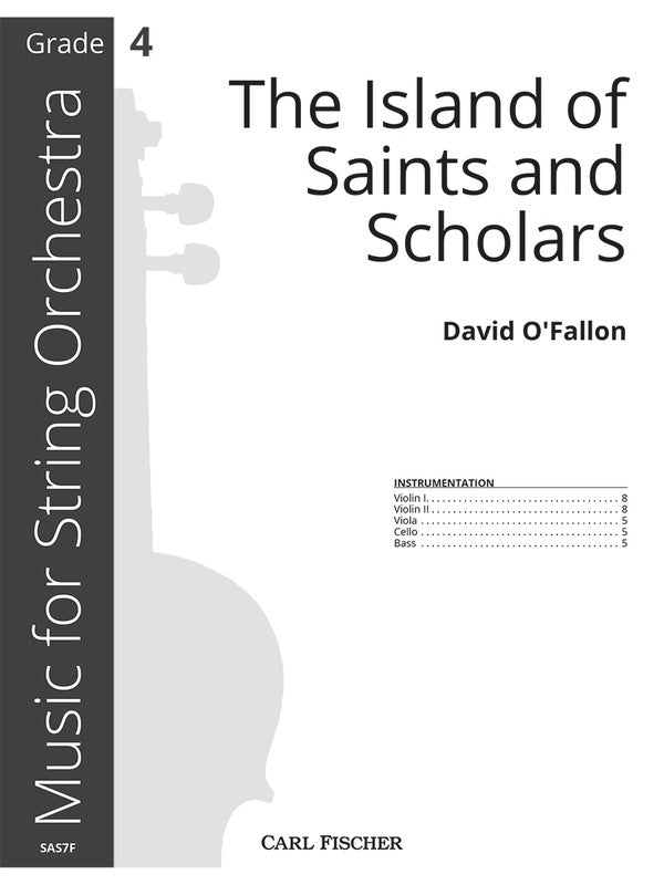 The Island Of Saints And Scholars So4 Full Score Score