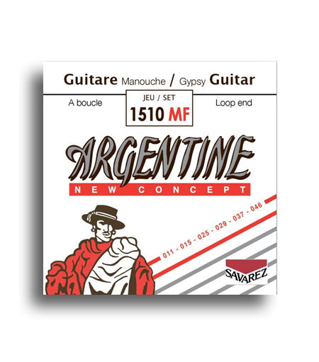 Savarez 1510MF Argentine Gypsy Jazz Loop End Guitar String Set 11-46